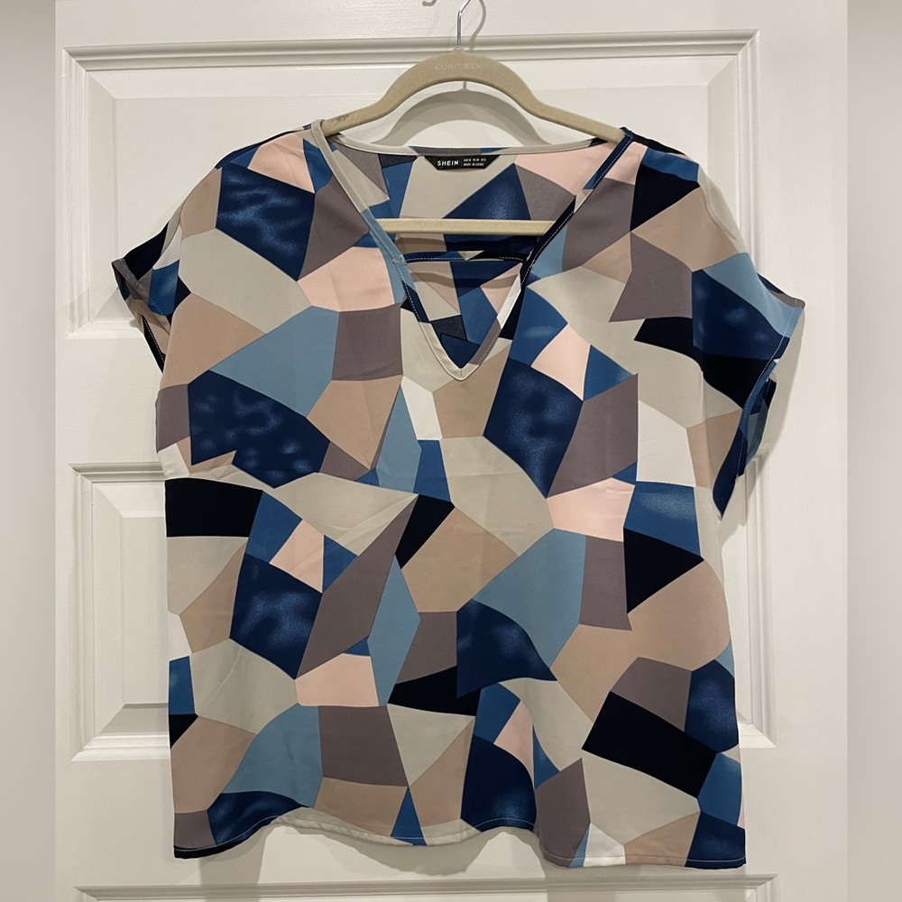SHEIN- Multicolor Top- Size Medium